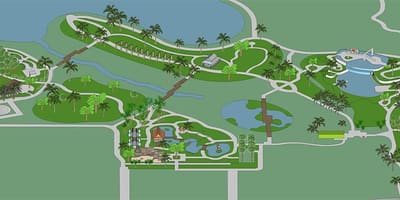 Карта Ботанического сада Неаполя