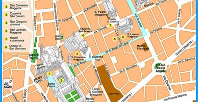 Карта Неаполь Неаполь