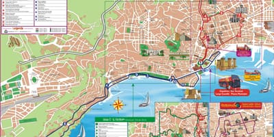 Неаполь, Италия автобусный тур, Тур по карте